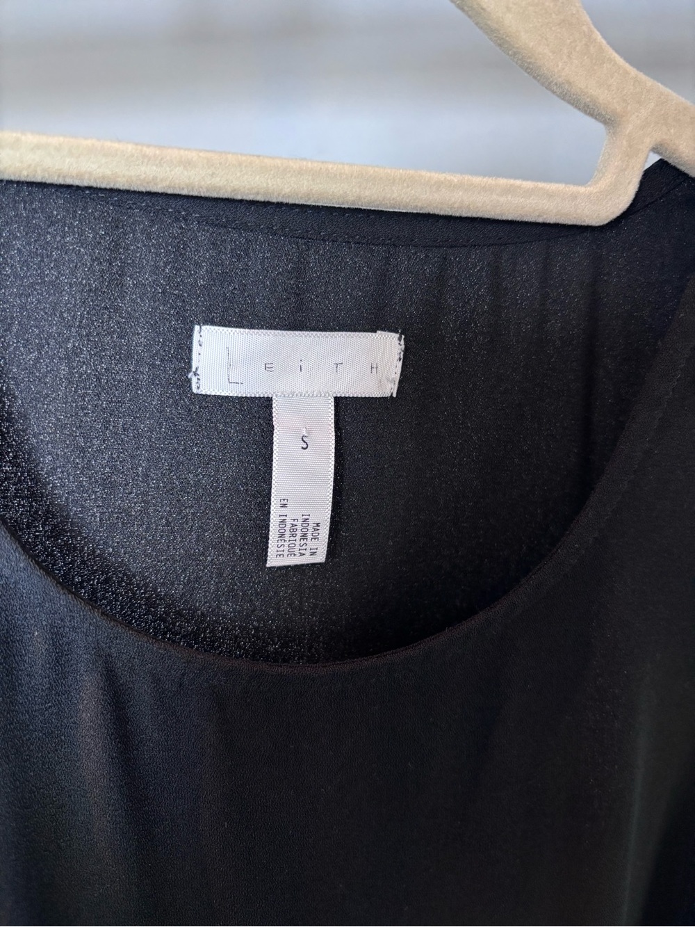 Leith Black Sleeveless Mini Shift Dress - Picture 2 of 4